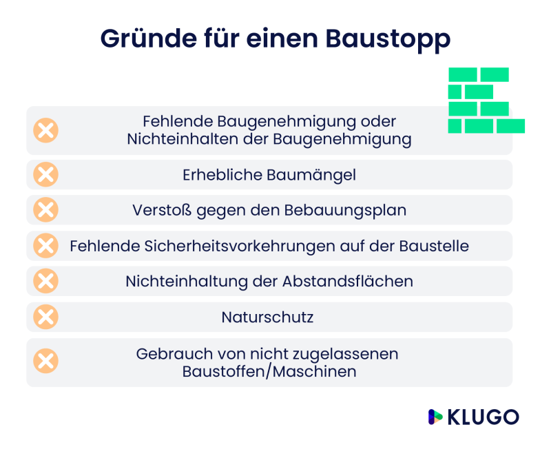 infografik gründe für baustopp