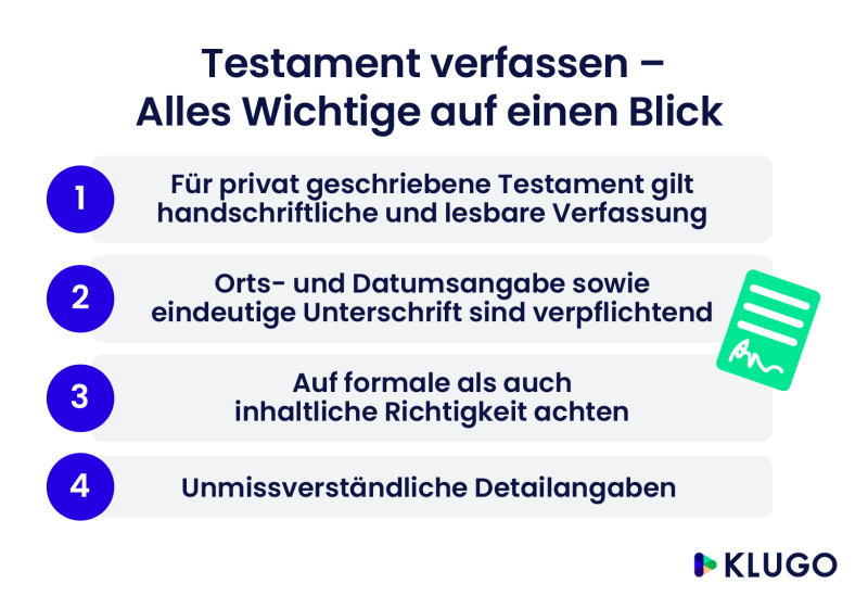 infografik testament verfassen