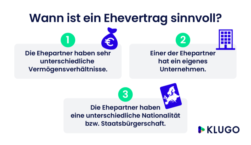 infografik wann ehevertrag sinnvoll