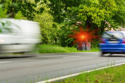 Geschwindigkeitskontrolle Blitzer ausgelöst