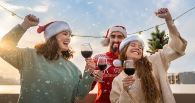 Weihnachten feiern mit Wein